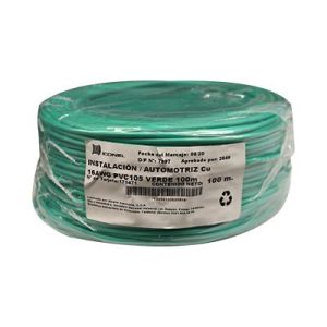 CABLE INSTALACION 16 AWG VERDE 100M. ICONEL