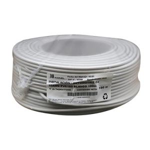 CABLE INSTALACION 10 AWG BLANCO 100M. ICONEL