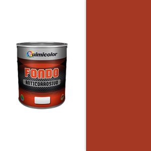 FONDO ANTICORROSIVO ROJO 1/4 GAL. QUIMICOLOR