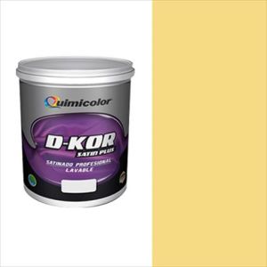 D-KOR SATINADO AMARILLO DORADO 1 GAL. QUIMICOLOR