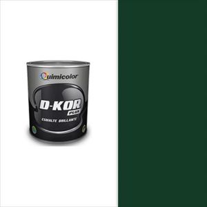 ESMALTE BRILLANTE D-KOR VERDE INTENSO 1/4 GAL. QUIMICOLOR