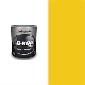 ESMALTE BRILLANTE D-KOR AMARILLO VALENCIA 1/4 GAL. QUIMICOLOR