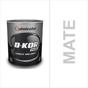 ESMALTE MATE D-KOR BLANCO 1 GAL. QUIMICOLOR