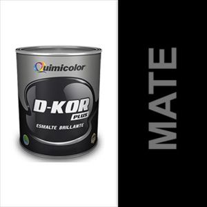 ESMALTE MATE D-KOR NEGRO 1 GAL .QUIMICOLOR