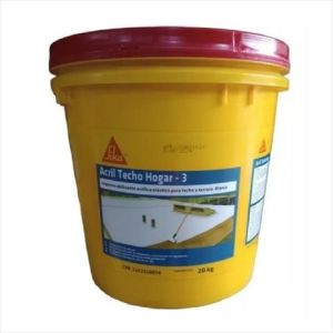 ACRIL TECHO HOGAR 3 BLANCO CUÑETE (4 GAL). SIKA