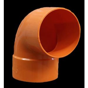 CODO PLASTICO 90º UM 110MM REFORZADO. TUBRICA