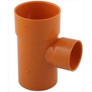 TEE REDUCCION AGUA SERVIDA REFORZADA UM 110X50MM CXCXE NARANJA. TUBRICA
