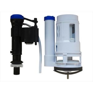 HERRAJE WC ONE PIECE BAJO DOBLE DESCARGA. AQUA NOVA