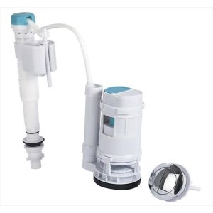 HERRAJE WC ONE PIECE ALTO DOBLE DESCARGA. AQUA NOVA