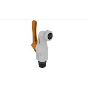 LLAVE LIVIANA PARA MANGUERA 1/2 PVC MANGO NARANJA PCP