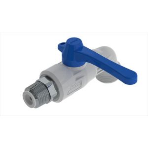 LLAVE PARA MANGUERA 1/2 PVC MANGO AZUL PCP