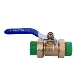 LLAVE DE BOLA DOBLE UNION UNIVERSAL PPR  50MM TUBRICA