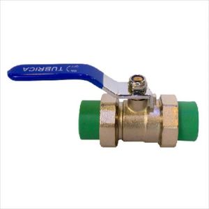 LLAVE DE BOLA DOBLE UNION UNIVERSAL PPR  20MM TUBRICA